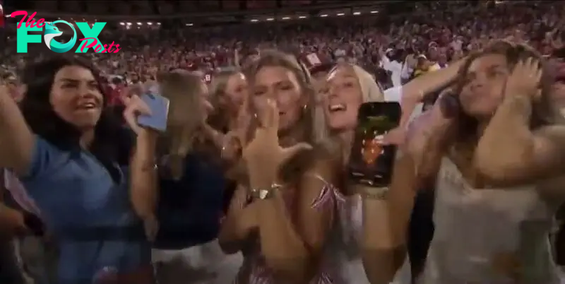 Alabama Fan’s Provocative Gesture During South Florida Game Goes Viral