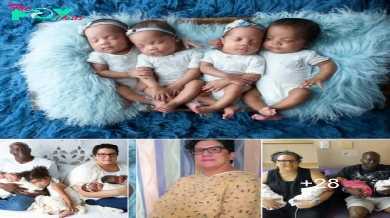 The surprising journey of a mother giving birth to quadruplets—three girls and a wonderful boy—captures everyone’s admiration and amazement.sena