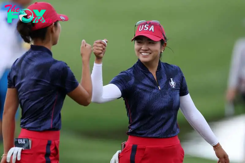 What are the Saturday morning pairings at the 2024 Solheim Cup?