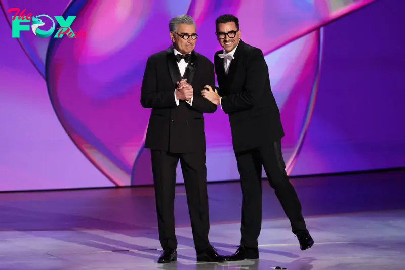 Eugene and Dan Levy Made Hosting the Emmys Look Easy