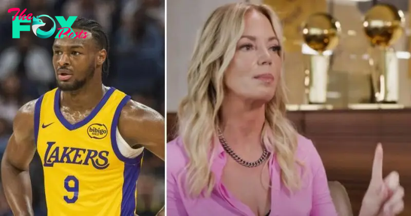 Jeanie Buss’ Take On LeBron James Playing With Bronny James