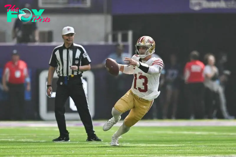 Brock Purdy player props and odds | 49ers vs. Rams in week 3 2024