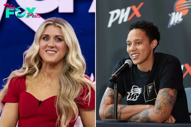 Riley Gaines Slams Brittney Griner for Kneeling During National Anthem: ‘Show Respect for the Country That Saved You.Linh