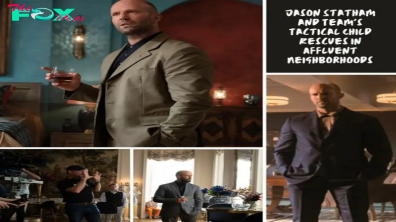 Unveiling the Action: Jason Statham and Team’s High-Stakes Child Rescues in Elite Neighborhoods.lamz