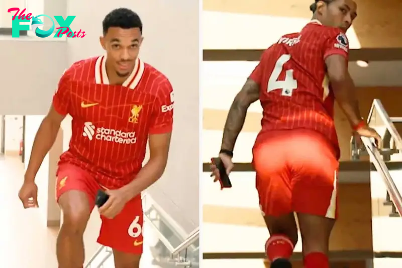 Why Virgil van Dijk and Trent Alexander-Arnold were spotted in full kit at the AXA