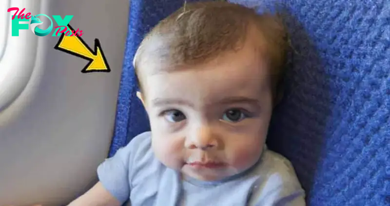 Flight Attendant Notices Baby Alone On The Plane, Is Shocked When Realising Why