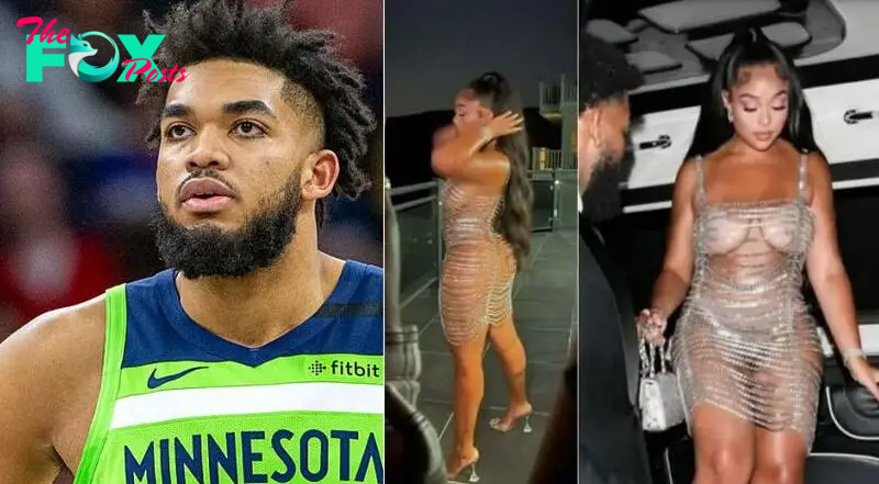 Karl-Anthony Towns’ Girlfriend Jordyn Woods Provocative Outfit Goes Viral