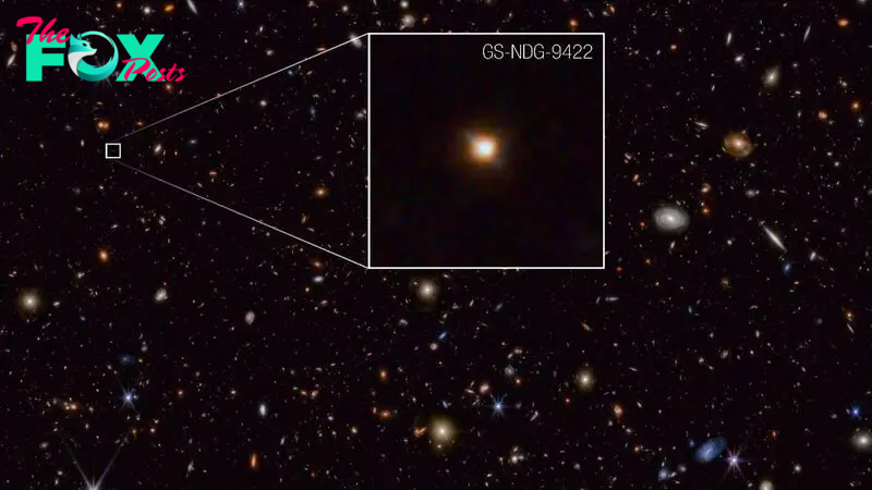 James Webb telescope spots rare 'missing link' galaxy at the dawn of time