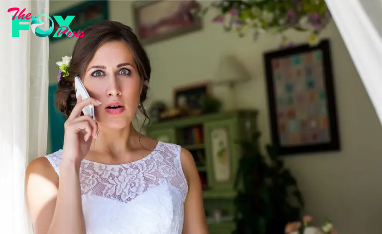 Bride receives strange call in church – leaves immediately without a word