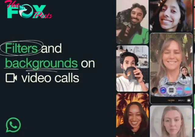 WhatsApp rolls out fun filters and backgrounds for video calls