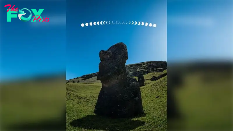 'Ring of fire' solar eclipse blazes over Easter Island in incredible new image