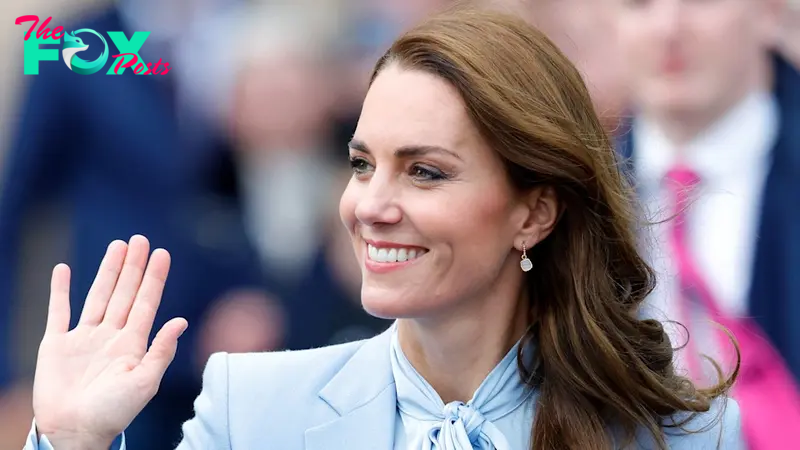 Princess Kate Shines in £2,700 Designer Statement Earrings.Linh