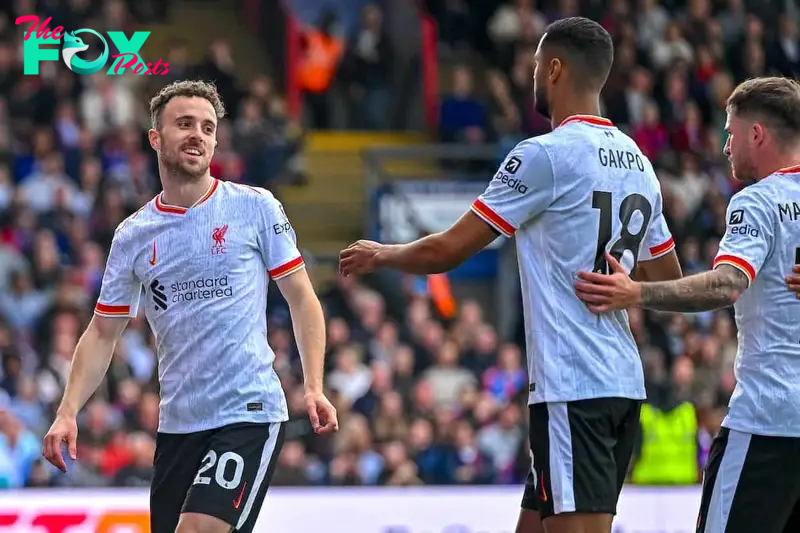 Crystal Palace 0-1 Liverpool: Reds stay top as Diogo Jota fires