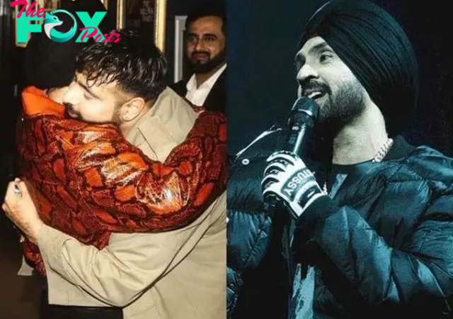 Badshah makes surprise appearance at Diljit Dosanjh's London concert