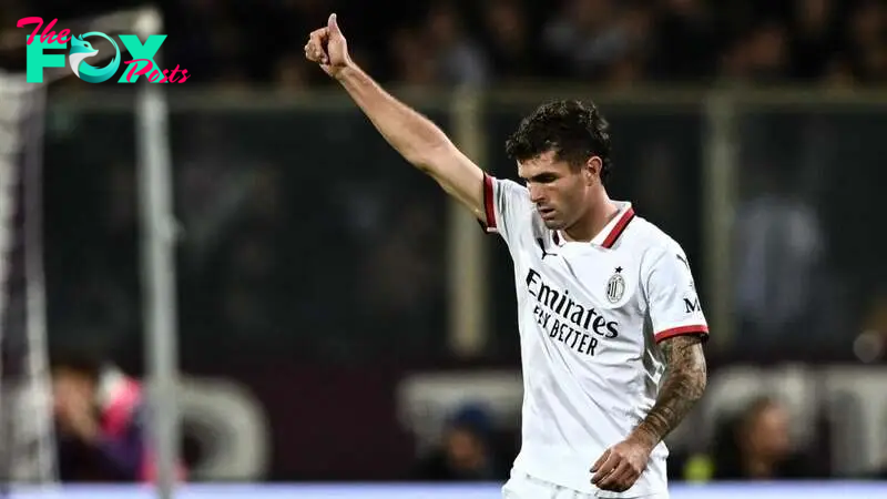 WATCH: USMNT captain Christian Pulisic scores equalizer for AC Milan in dramatic loss to Fiorentina