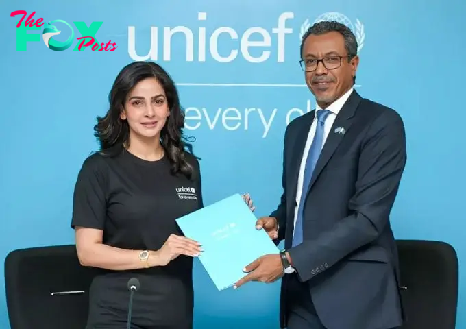 Saba Qamar has been designated as UNICEF Pakistan's first National Ambassador for Child Rights