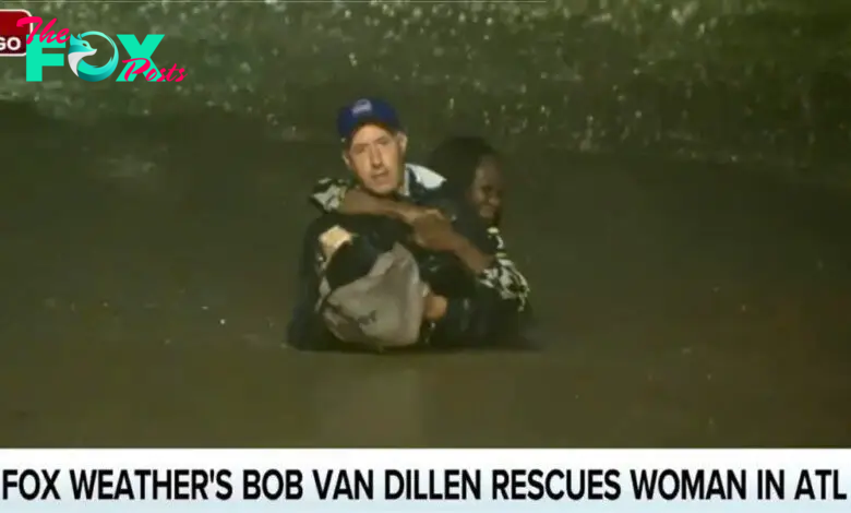 Weatherman Stops Broadcasting To Save Woman Stuck In Deadly Hurricane Helene Flood