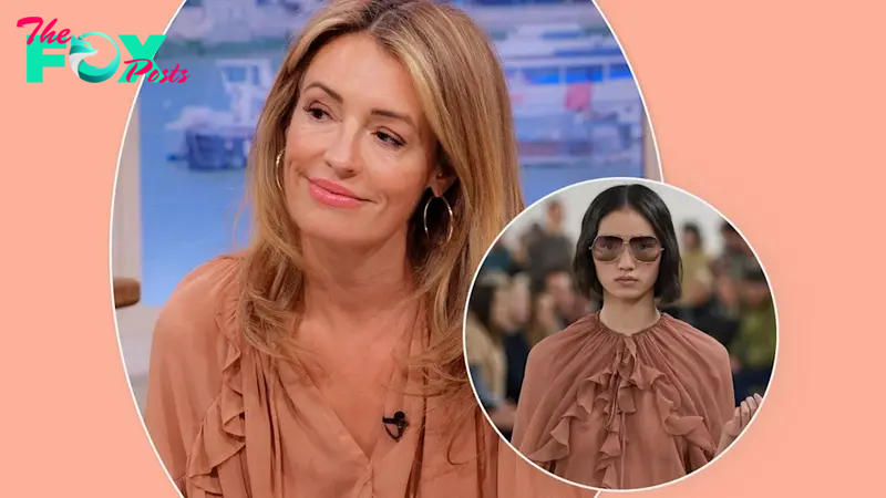 Cat Deeley’s lovely high street blouse exudes major Chloe vibes and is incredibly flattering!.Linh