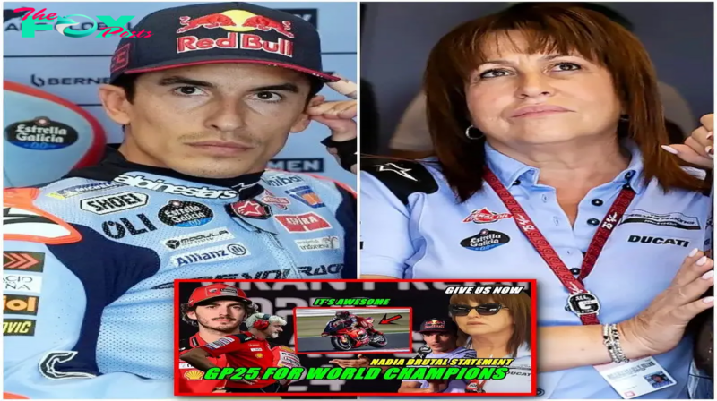 Breaking News: Pecco Bagnaia and Ducati Boss Face Unexpected Challenge as Nadia Padovani Breaks Silence on Marc Marquez Drama.Cau