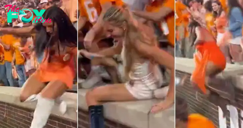 Tennessee Fans Suffer Wardrobe Malfunctions Celebrating Alabama Win