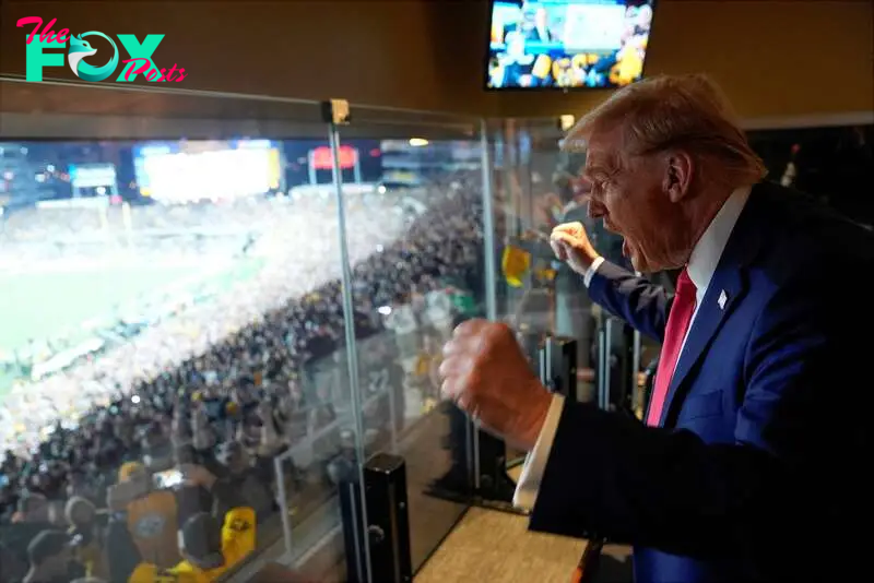 Trump’s reception at Steelers game met with mixed reactions