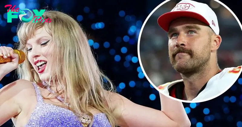 Taylor Swift Gives Sweet Shoutout to Travis Kelce by Pretending to Throw a Football During Her Show