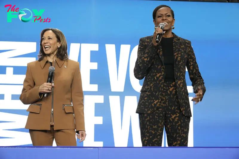 ‘Take Our Lives Seriously,’ Michelle Obama Pleads as She Rallies For Kamala Harris