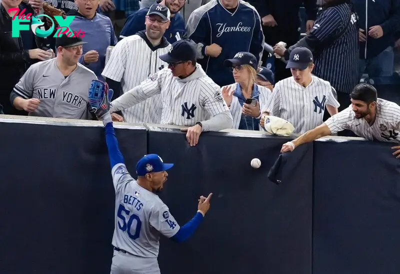 MLB Bans Yankees Fans Who Interfered With Mookie Betts Catch From World Series Game 5