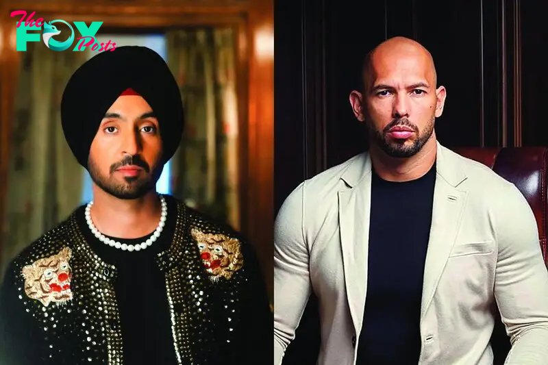 Andrew Tate's racist jab at Diljit Dosanjh backfires  | The Express Tribune