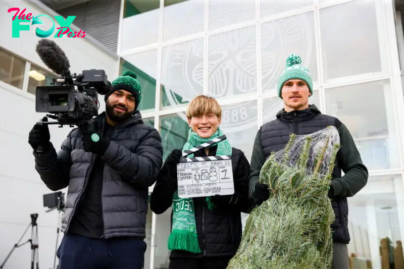 Tony Roper Spotted Filming at Celtic Park