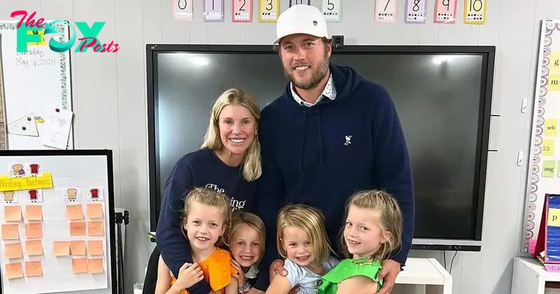 Kelly and Matthew Stafford Dress as Taylor Swift and Travis Kelce — With 4 Daughters in Different Taylor Eras