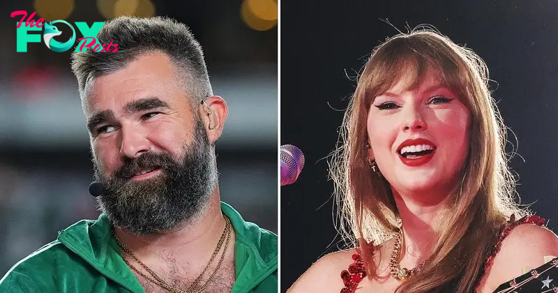 Taylor Swift and Jason Kelce Share Sweet Hug at Chiefs vs. Buccaneers Game