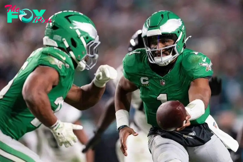 Jalen Hurts player props and odds | Eagles vs. Cowboys in week 10 2024