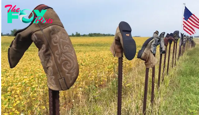 Why You Should Never Touch A Cowboy Boot Left On A Fence