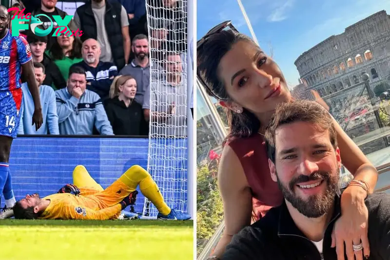 Alisson enjoys change of scenery with trip to Italy as injury rehab continues