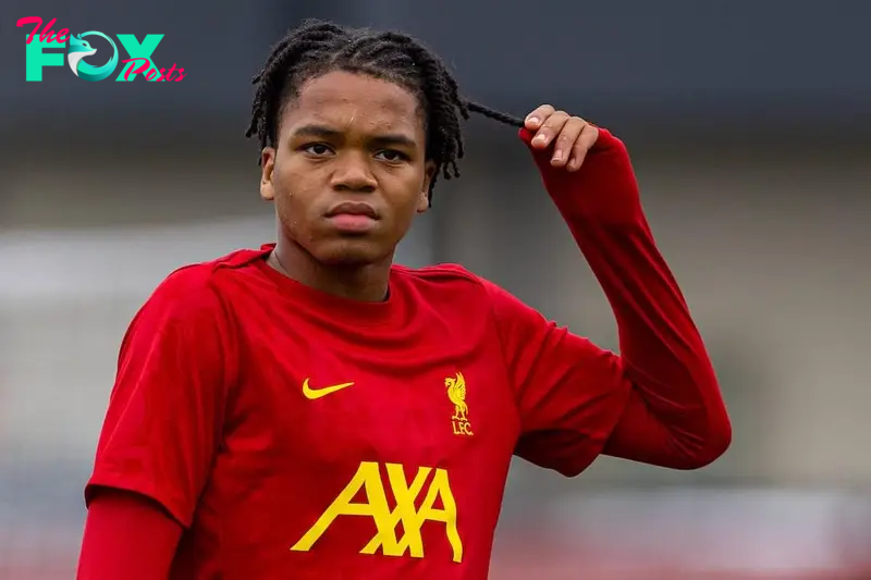 16-year-old Rio Ngumoha called up with 24 players in Liverpool first-team training