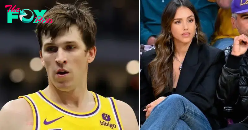 Austin Reaves’ Reaction To Seeing Jessica Alba At Lakers Game Goes Viral