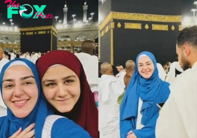 Actress Shazeal Shoukat performs Umrah | The Express Tribune