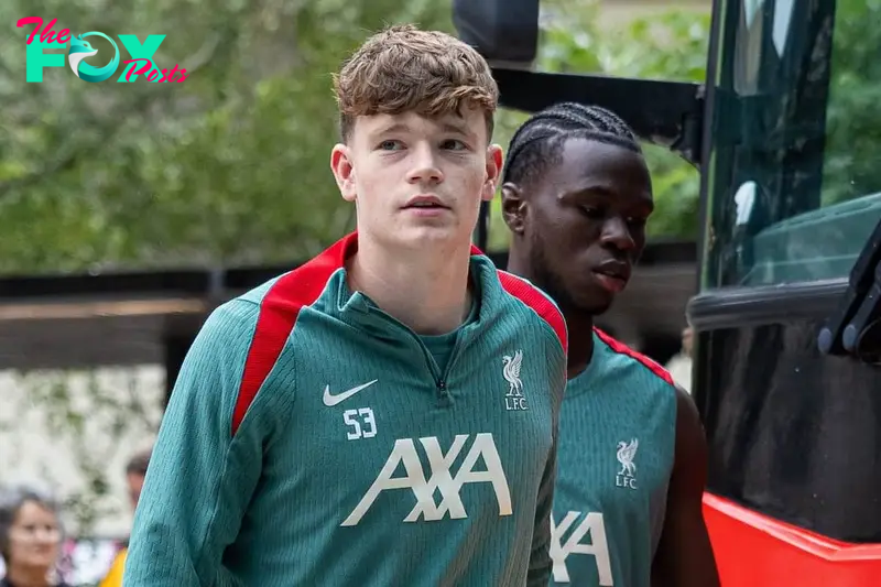 Liverpool midfielder makes long-awaited training return alongside Harvey Elliott