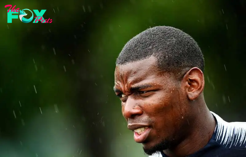 Pogba training in Miami after watching Messi’s playoff game