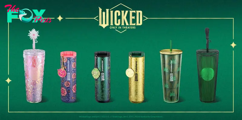 Look to the Western Sky: Starbucks is Dropping ‘Wicked’ Merch this November